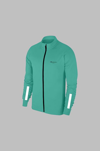 POSEIDON STORM Large Size New Series Men's - Water Green, Hooded, Comfortable Fit Walking Set