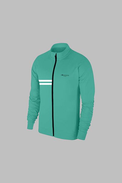 POSEIDON STORM Large Size New Series Men's - Water Green, Hooded, Comfortable Fit Walking Set