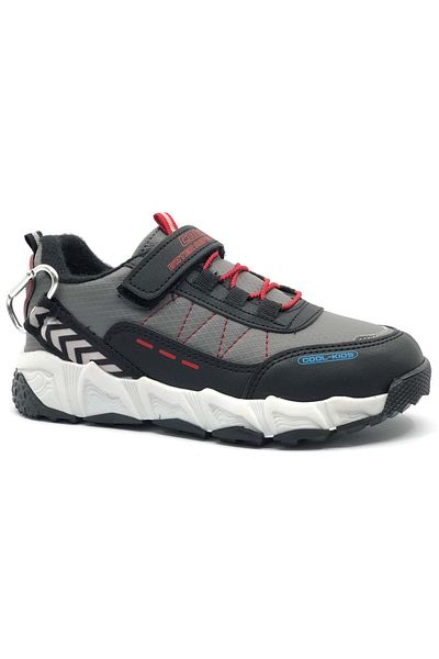 Kocamanlar Ayakkabı Cool Taykan Rubber Sole Non-Slip Softshell Outdoor Kids Sneakers Gray