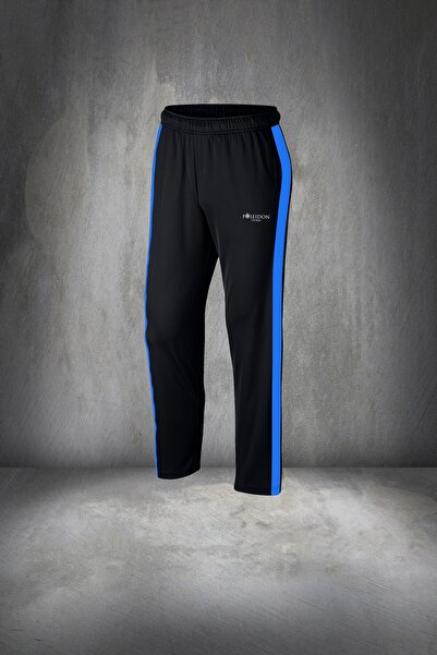 POSEIDON STORM Battal Beden Erkek Mavi Özel Supra Penye Özel Tasarım Fermuarlı Eşofman Takımı 4XL-10XL