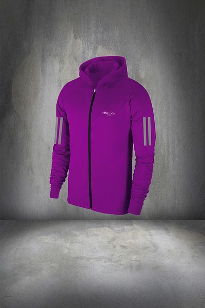 POSEIDON STORM Purple Supra Combed Cotton Men's Sports Set - For Comfortable Running and Walking, With Pocket, Large Size 4xl-10xl