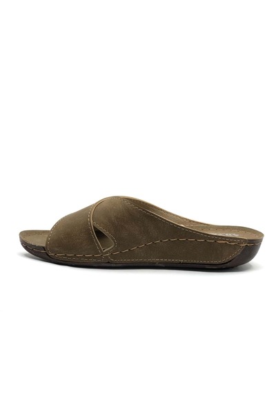 Kocamanlar Ayakkabı Aryan 08-086 Women's Orthopedic Slippers MINK