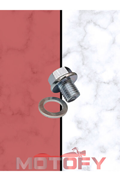 MOTOFY HONDA SPACY ALPHA DİO CBF 150 YBR TVS APACHE YAĞ BOŞALTMA TAPASI PUL D...