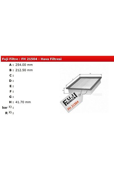 FROW Omega 1.8I 2.0I Air Filter