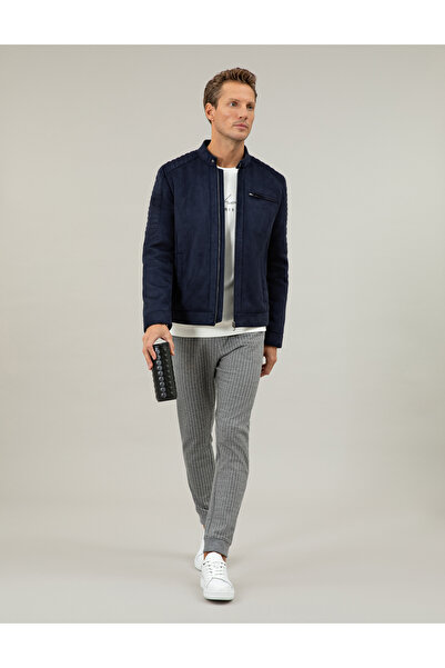 Cacharel Ανθρακί Φούτερ Φόρμα Jogger Fit με ρίγες 50272523-VR006