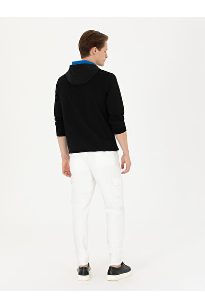 Cacharel Beyaz Jogger Fit Kargo Cepli Eşofman Altı 50272520-VR013