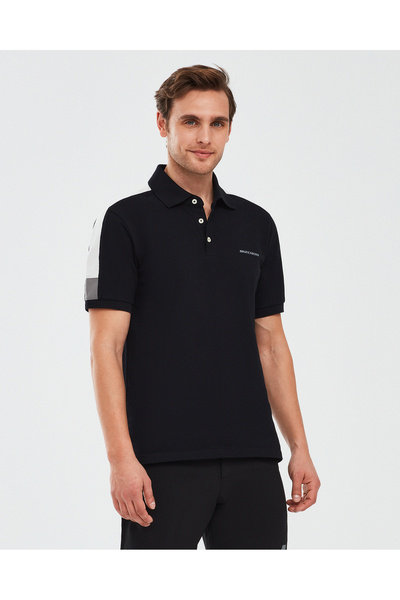 SKECHERS Polo Shirt M Short Sleeve Erkek Siyah Polo Yaka Tshirt S221047-001