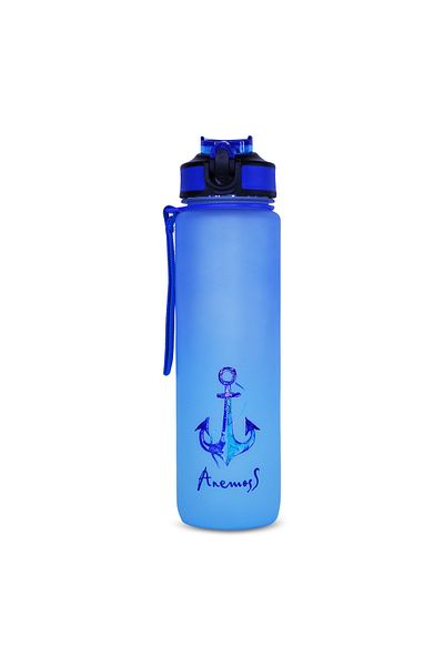 ANEMOSS Anker Muster Tritan Wasserflasche, 1000 ml