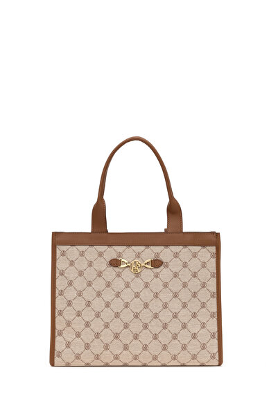 U.S. Polo Assn. حقيبة يد نسائية باللون البني 50294521-VR099