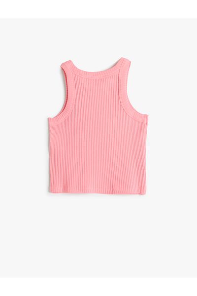 Koton Pink Girl's Basic Tank Top