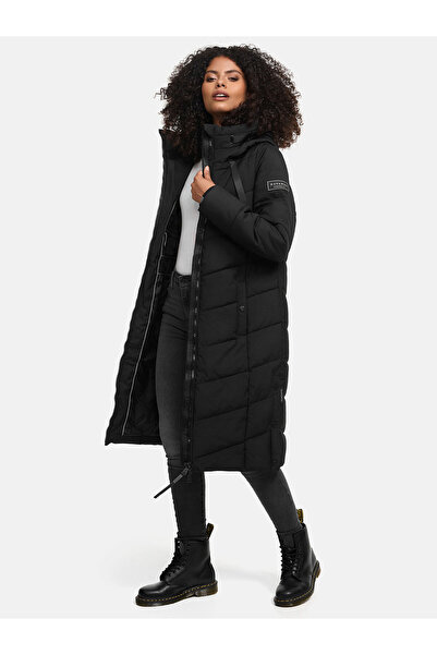 Navahoo Schmatzibaer lange Damen Winter Steppjacke N009