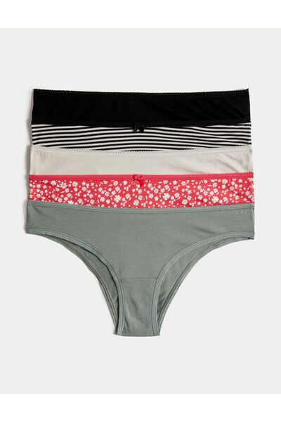 Marks & Spencer 5'li Cotton Lycra® Brazilian Külot Seti