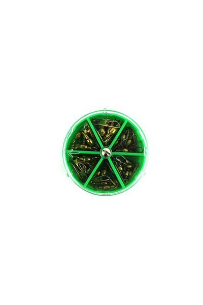 pesca Yellow Clip Swirled - 332-6413.02 30 Pieces