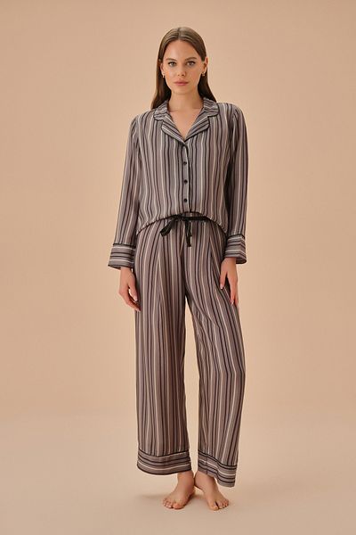 SUWEN Slim Masculine Pajama Set