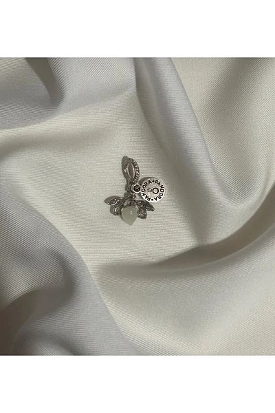 Ebru Atelier Stainless Steel Model Glow-In-The-Dark Firefly Charm