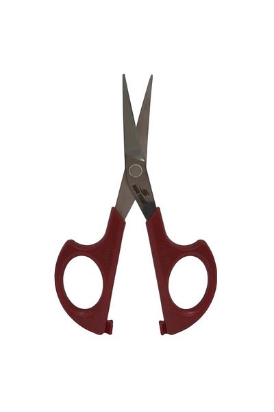 Hard Steel Curved Embroidery Scissors with Plastic Handle (5.37 Inch- 136.5mm) / Hs-1673