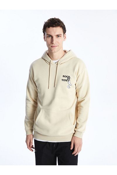 LC Waikiki Lcw Long Sleeve Printed Men's Hoodie