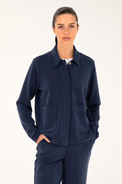 U.S. Polo Assn. Kadın Lacivert Sweatshirt 50282884-VR033