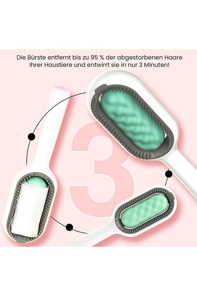 evimdeyokyok Cat Dog Hair Collection Comb