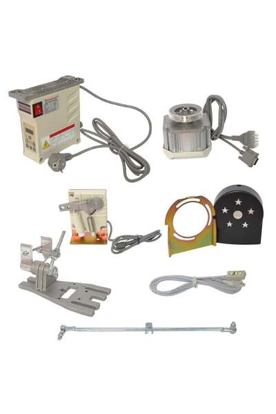 Moonstar Brother 928 Kollu Dikiş Makinesi Motoru Kafadan Motor 550W Servo Dir...