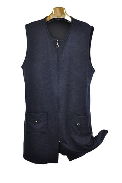 elma abone New Season Ecrin Zippered Long Vest