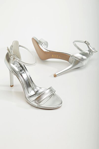 GULT Γυναικεία βραδινά παπούτσια Neon Silver