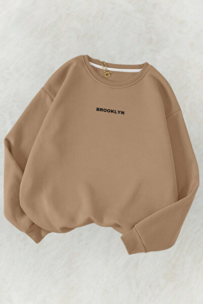 NAKRUF Hanorac unisex Brooklyn, colorat, supradimensionat, din bumbac