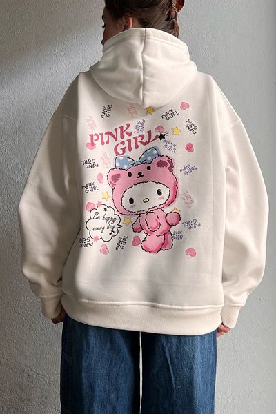 Carpe Pink Girl Oversize Sweatshirt