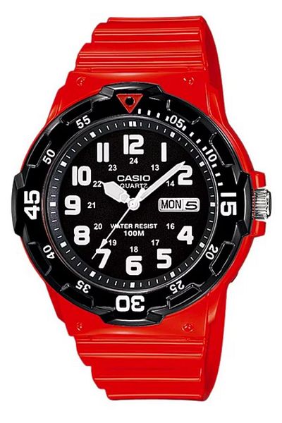 Casio Nummer Rote Farbe Unisex Armbanduhr MRW-200HC-4BVDF