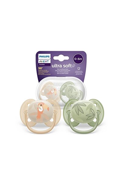Philips Avent Avent Ultra Soft Yumuşak 2li Emzik 0-6 Ay - Scf091/07