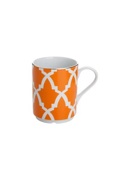 Porland Morocco Pattern Orange Mug 340Cc 6 Li 04Ap 018895
