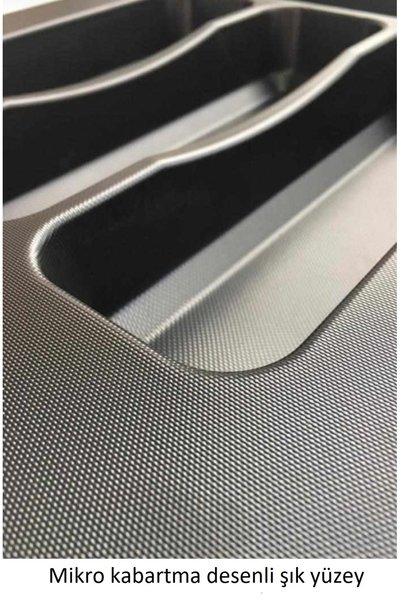 almital mobilya aksesuarları furniture accessories 44X49 Micro Embossed Patterned Anthracite Steel Plate Width 40 Can Be Cut up to Length 40 cm