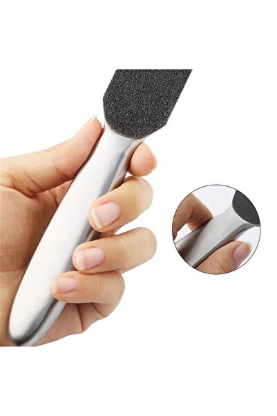 ELLEA NAIL مبرد كعب فولاذي مع مجموعة بديلة مكونة من 10 قطع