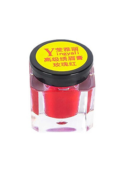 ELLEA NAIL Kalıcı Makyaj Eğitimi Lateks Boyası Kırmızı - Red
