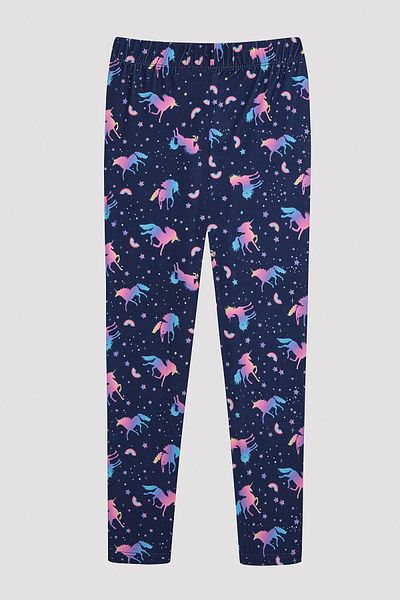 Penti Girl's Colorful Unicorn Multicolored Tights