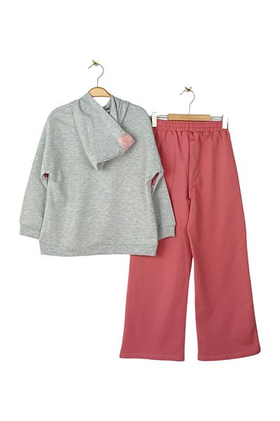 Via Girls Girl's Hooded Seasonal Tracksuit Set |   8-15 Years Old Children's Clothing
