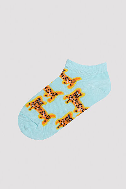 Penti Safari Orange 3-Piece Booties Socks Set for Boy