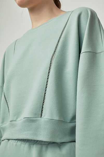 Penti Trim Detaliat Crop Hanorac