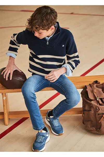MAYORAL Pantaloni albaștri slim fit pentru băiat - blugi 516