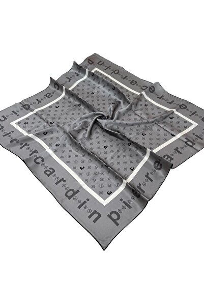 Pierre Cardin Μεταξωτό κασκόλ καπνιστό Sura - 8940230-312