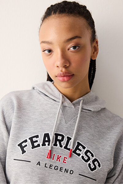 Penti Fearless Gri Sweatshirt - Seren Ay Çetin Koleksiyonu