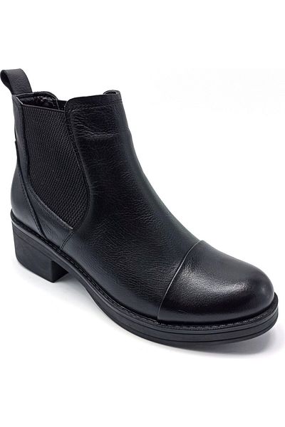 ALBİNİ Pantofi de barca pentru femei Albini din piele neagra