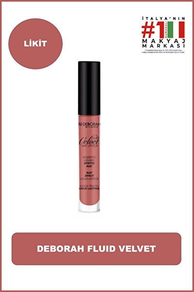 Deborah Fluid Velvet Mat Ruj No: 13