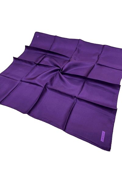 Armine Eșarfă simplă de mătase - 56 Purple Twill