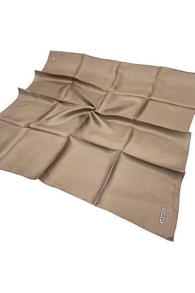 Armine Απλό Μεταξωτό Φουλάρι - 14 Camel Twill