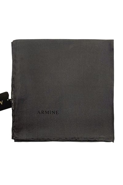 Armine Απλό Μεταξωτό Φουλάρι - 1134 Smoked Twill