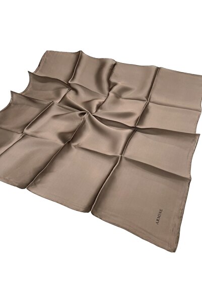 Armine Απλό μεταξωτό μαντήλι - 1406 Mink Sura