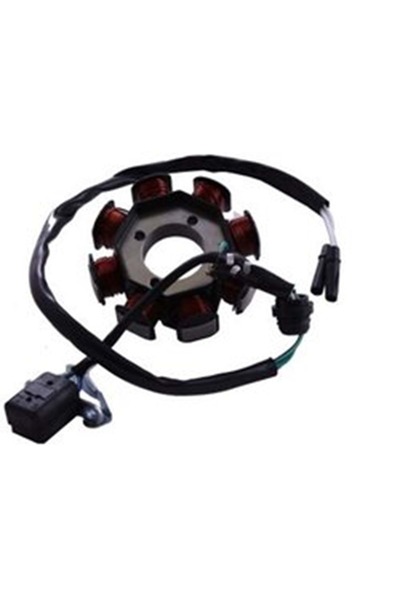 OEM STATÖR CG 125 8 Lİ BEZSİZ BOBİNSİZ ATEŞLEME 3 KABLO