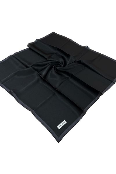 Pierre Cardin Μαύρο μεταξωτό φουλάρι - 8866230-311