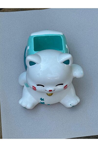 Home Kedi Kalemlik Obje, Masa Dekoru Kedi kalemlik(ANAHTARLIK HEDİYELİ)